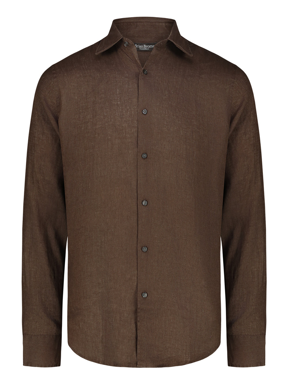 Brian Brome Camicia Uomo - Marrone