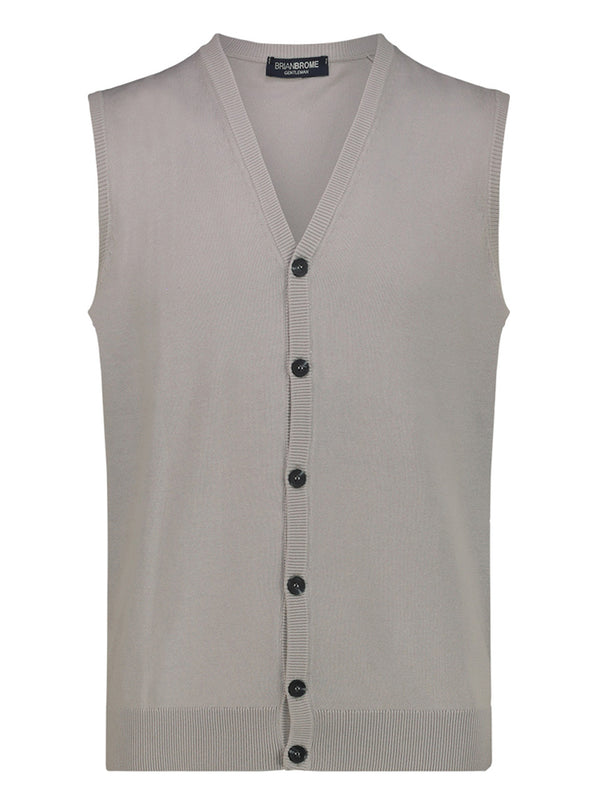 Brian Brome Gentleman Gilet Uomo - Grigio