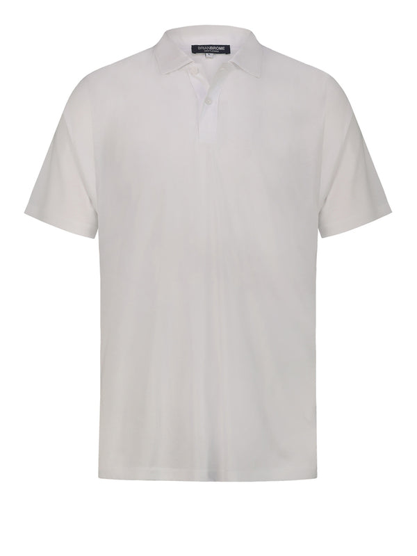 Brian Brome Gentleman T-Shirt Uomo - Bianco