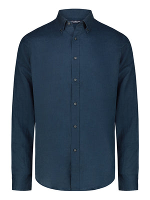Brian Brome Camicia Uomo - Blu