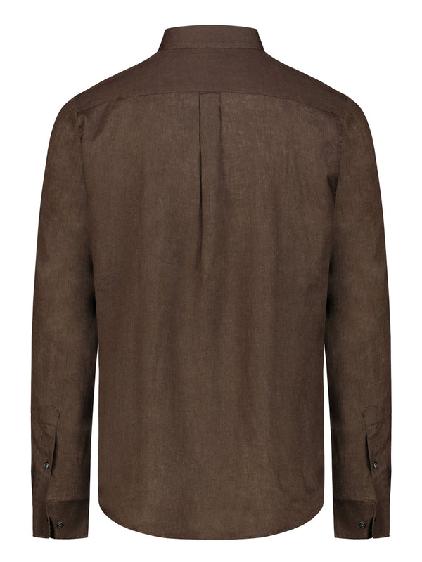 Brian Brome Camicia Uomo - Marrone