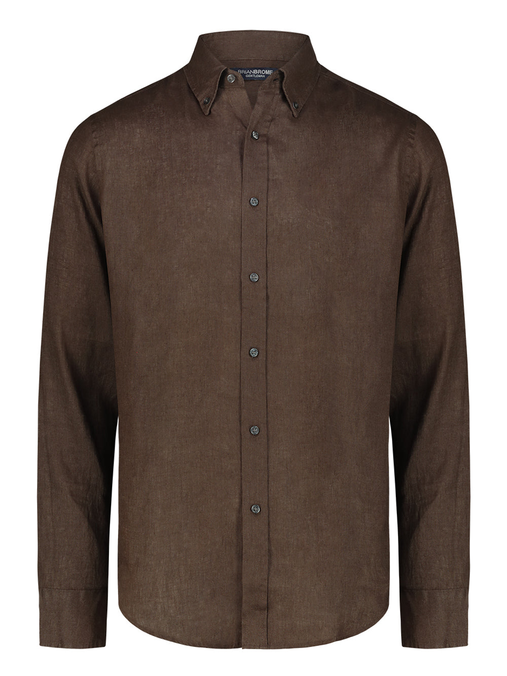 Brian Brome Camicia Uomo - Marrone