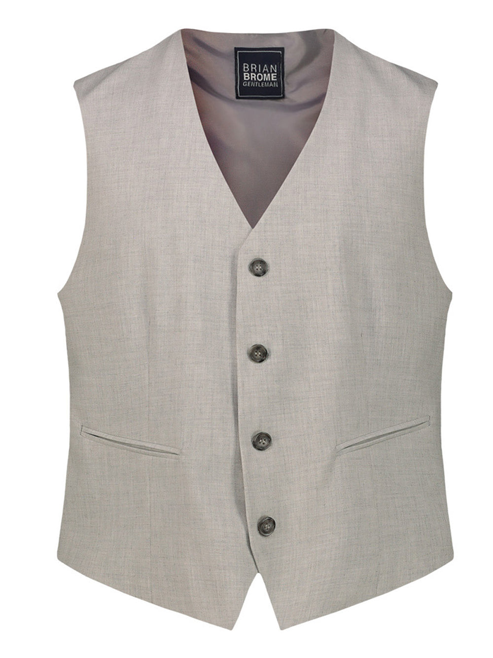 Brian Brome Gentleman Gilet Uomo - Bianco