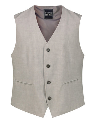 Brian Brome Gentleman Gilet Uomo - Bianco