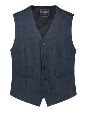 Brian Brome Gentleman Gilet Uomo - Blu