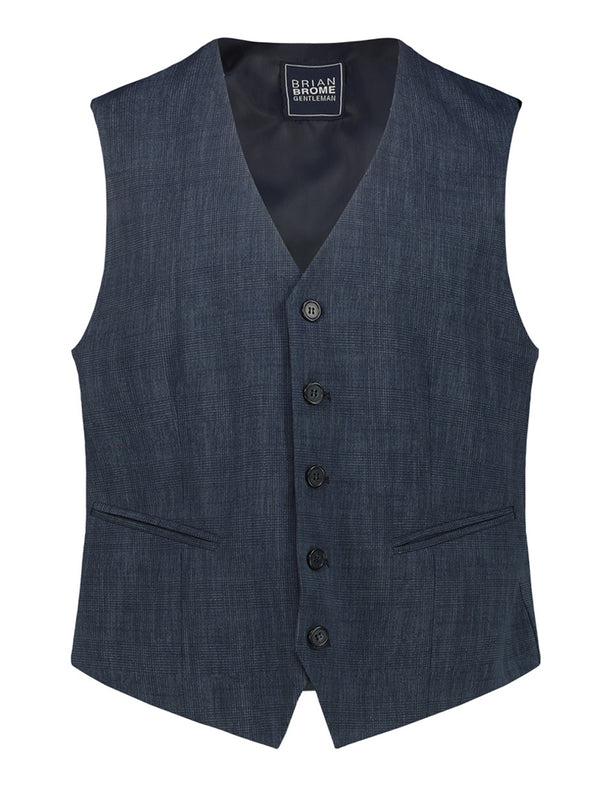 Brian Brome Gentleman Gilet Uomo - Blu