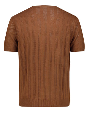 Brian Brome Maglia Uomo - Marrone