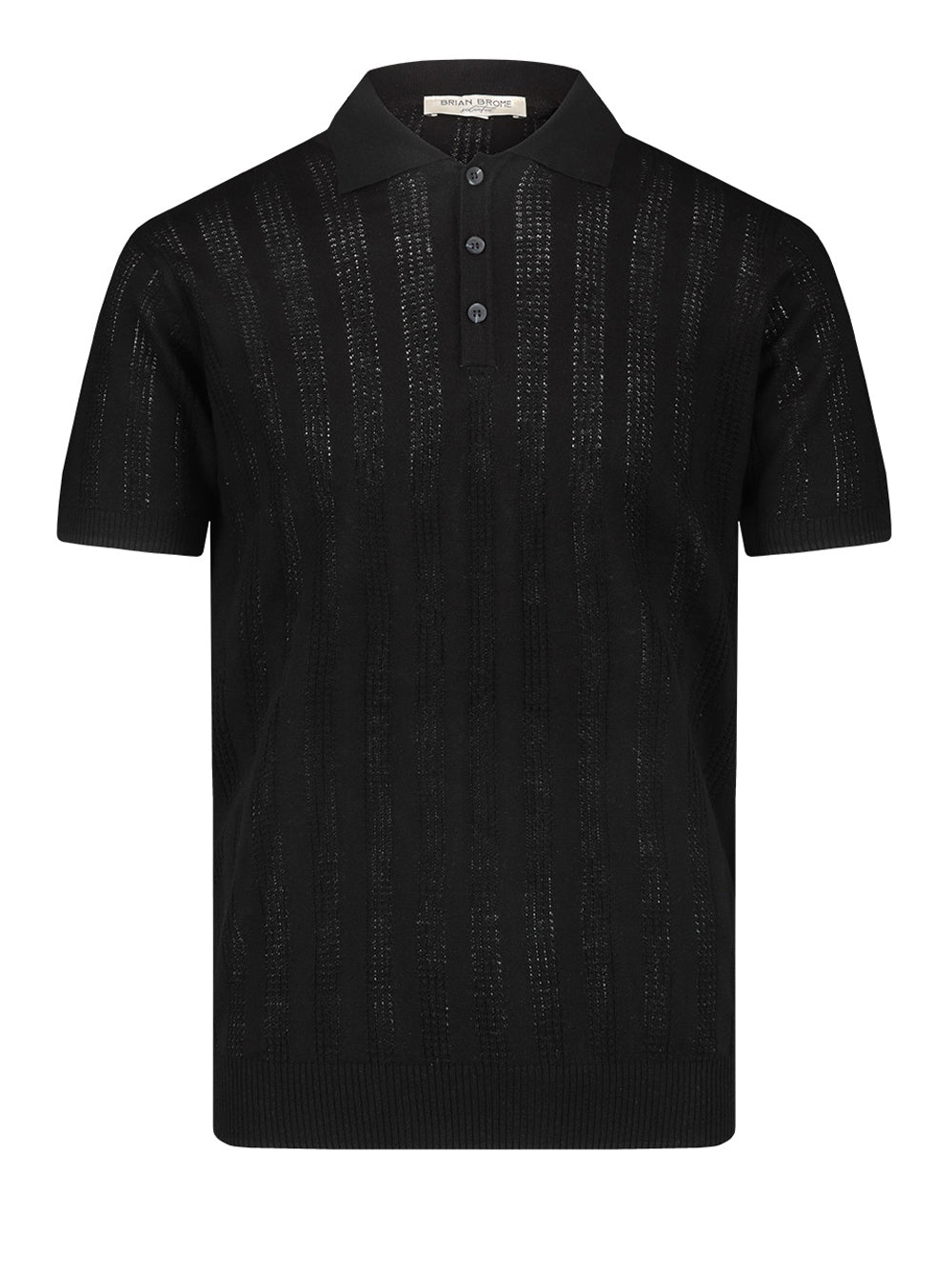 Brian Brome Polo Uomo - Nero