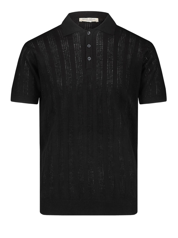 Brian Brome Polo Uomo - Nero