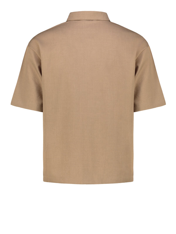 Brian Brome Camicia Uomo - Beige