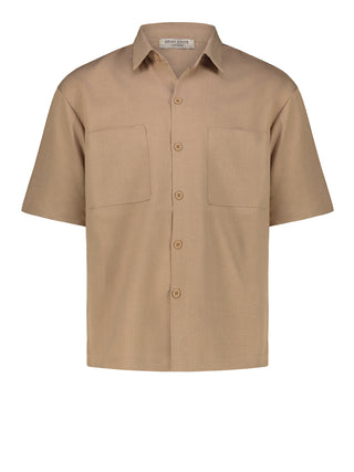 Brian Brome Camicia Uomo - Beige
