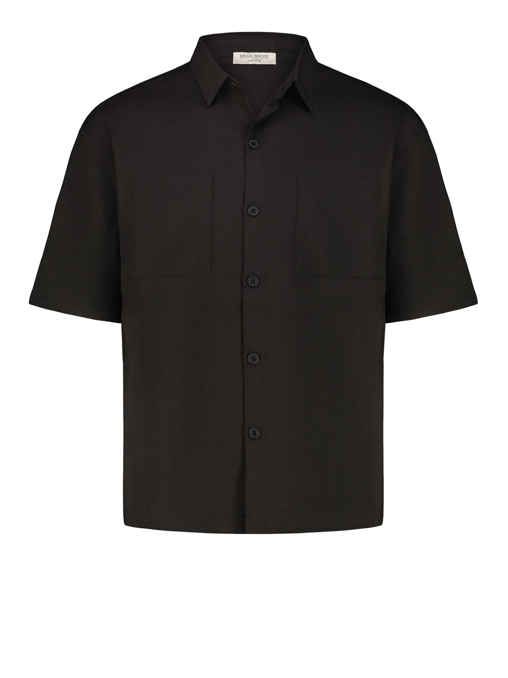 Brian Brome Camicia Uomo - Nero
