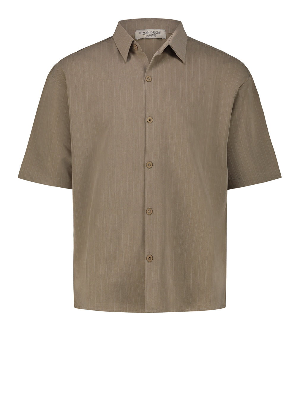 Brian Brome Camicia Uomo - Beige