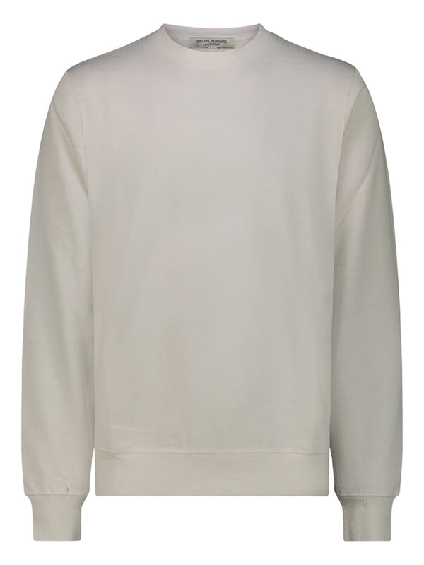 Brian Brome Selected Felpa Uomo - Bianco