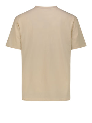 Brian Brome Selected T-Shirt Uomo - Beige