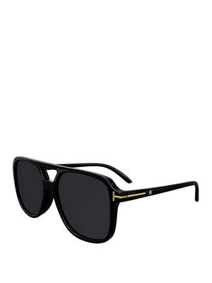 BRIAN BROME Occhiale da Sole Uomo - Nero