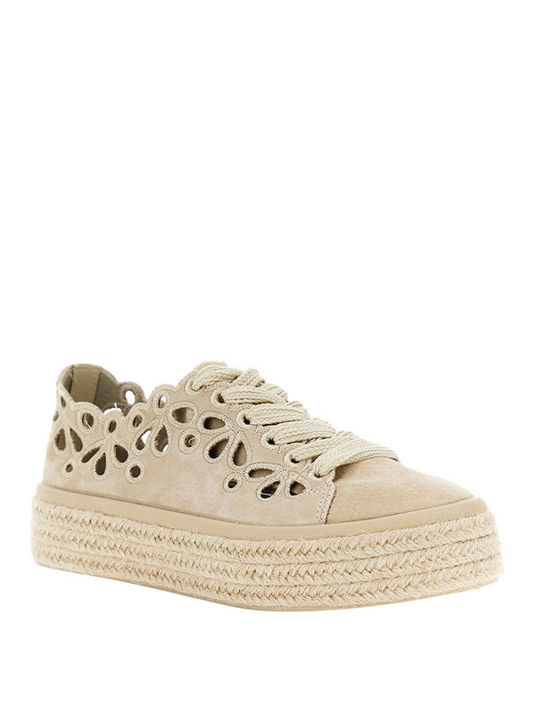 Cafè Noir Sneakers Café Noir Con Ricamo - Beige