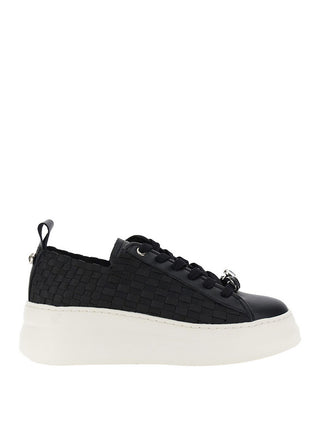 Cafè Noir Sneakers Café Noir Con Gros Grain Intrecciati - Nero