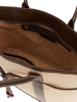 Cafè Noir Shopper Café Noir Effetto Canvas - Beige/Marrone