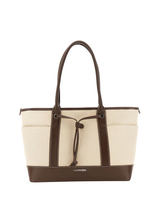 Cafè Noir Shopper Café Noir Effetto Canvas - Beige/Marrone