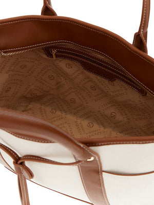 Cafè Noir Shopper Café Noir Effetto Canvas - Naturale/Cuoio