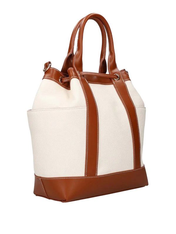 CAFE'NOIR Secchiello Café Noir Effetto Canvas - Cuoio/Beige