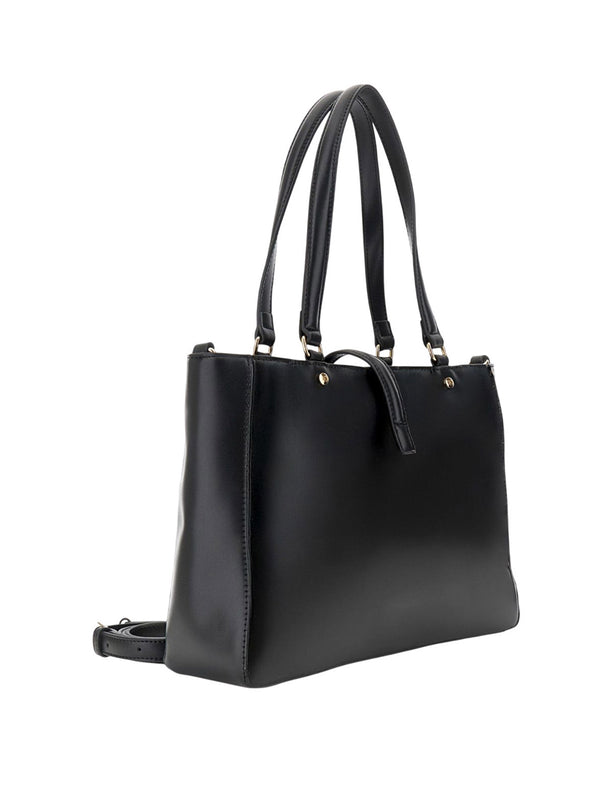 CAFE'NOIR Borsa A Mano Café Noir Con Pannello Intrecciato - Nero