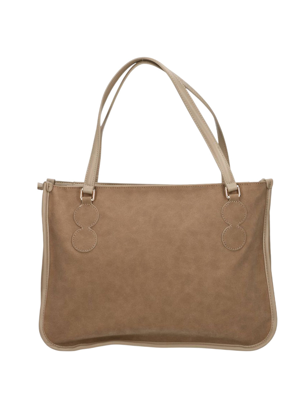 CAFE'NOIR Borsa Shopper Effetto Camoscio Cafe'Noir - Fango