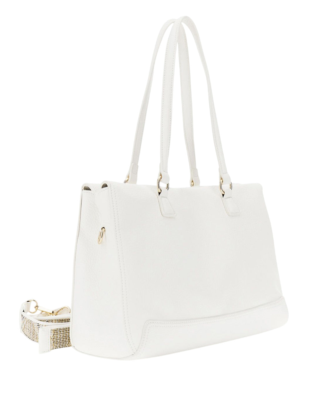 CAFE'NOIR Shopper Café Noir Effetto Pelle - Bianco