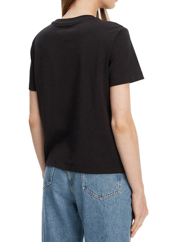Calvin Klein T-Shirt A - Ss Classic 20S J Donna - Nero