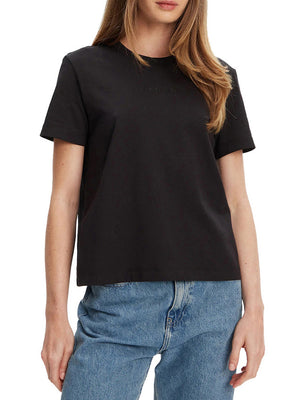 Calvin Klein T-Shirt A - Ss Classic 20S J Donna - Nero