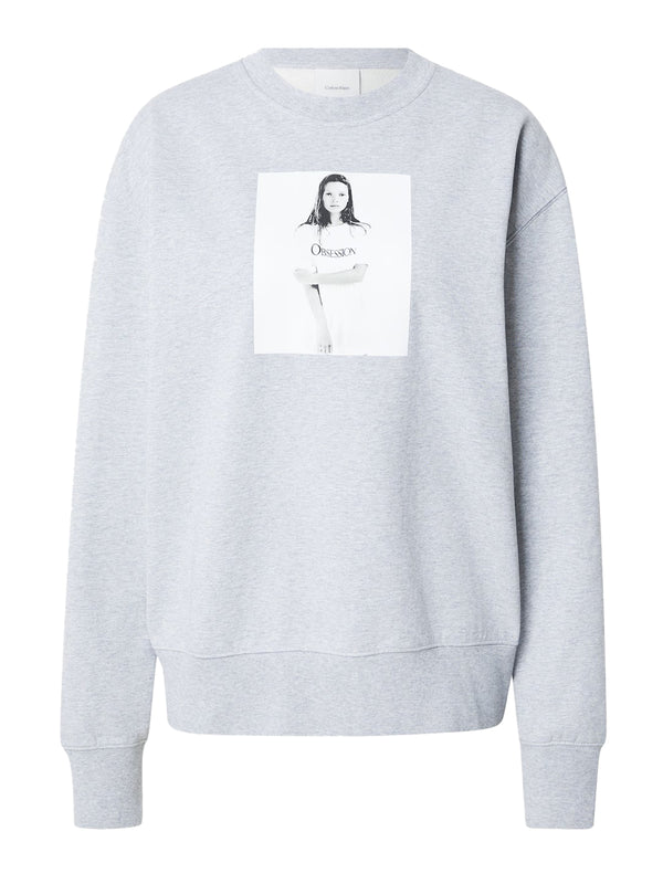 CALVIN 1LINEA 2USCITA Felpa Calvin Klein Kate Obsession - Grigio