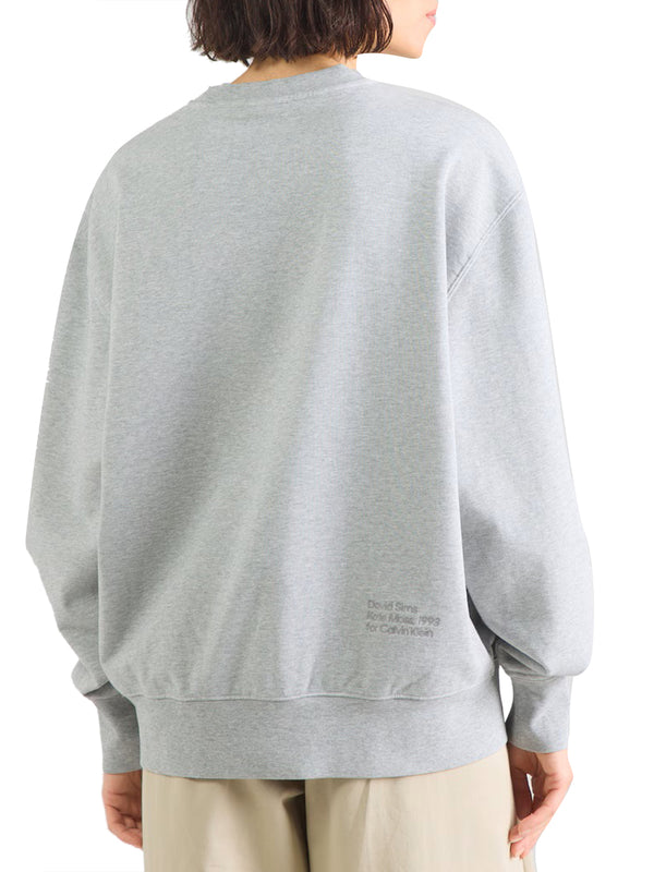CALVIN 1LINEA 2USCITA Felpa Calvin Klein Kate Obsession - Grigio