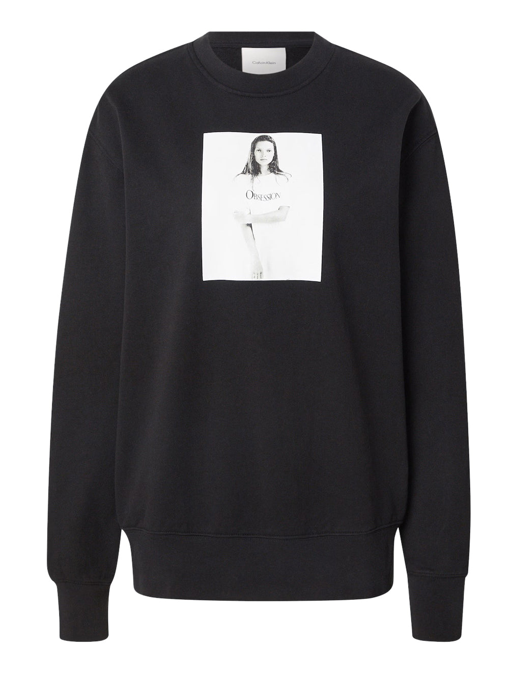 CALVIN 1LINEA 2USCITA Felpa Calvin Klein Kate Obsession - Nero