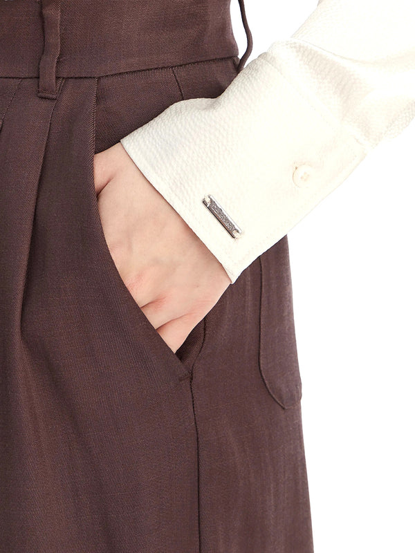 CALVIN 1LINEA 2USCITA Camicia Calvin Klein Regular Fit - Tofu