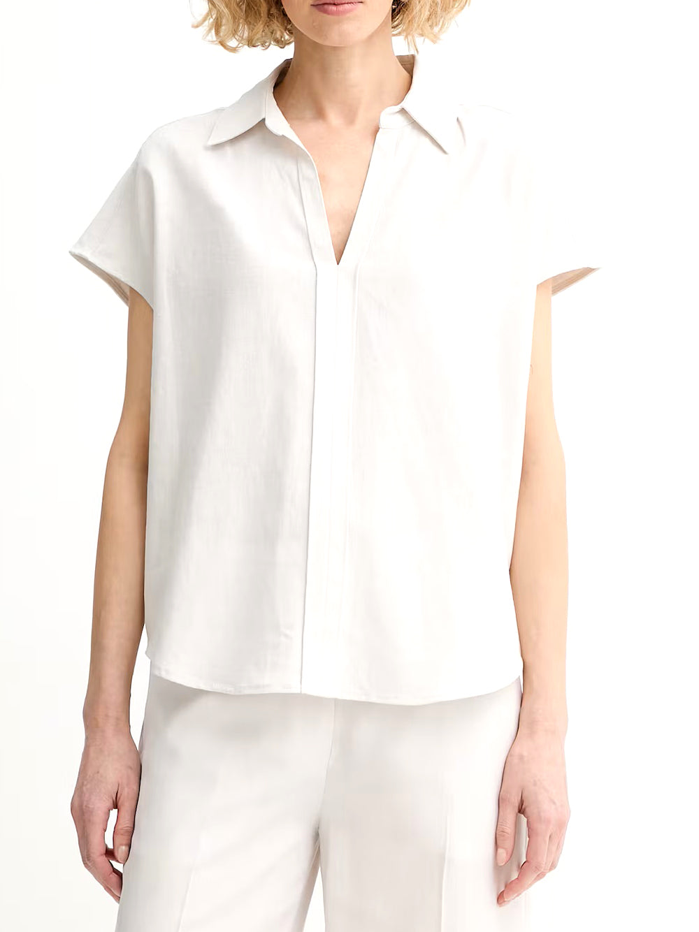 CALVIN 1LINEA 2USCITA Camicia Calvin Klein Linen Classic - Sabbia