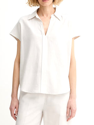 CALVIN 1LINEA 2USCITA Camicia Calvin Klein Linen Classic - Sabbia