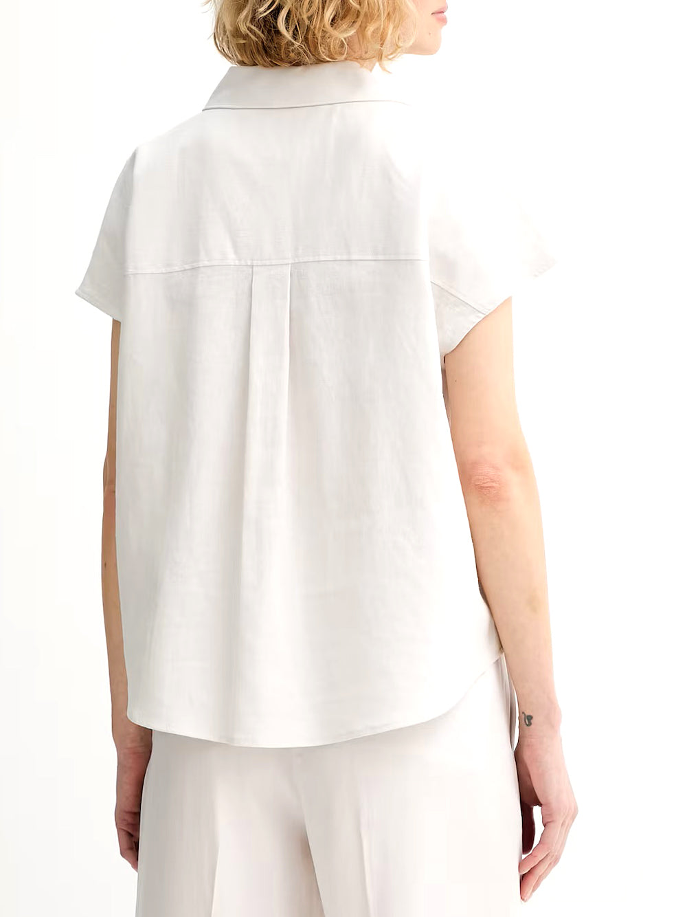CALVIN 1LINEA 2USCITA Camicia Calvin Klein Linen Classic - Sabbia