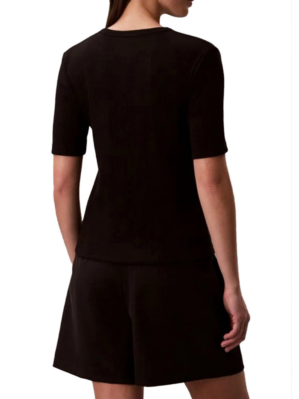 Calvin Klein T-Shirt Calvin Klein A Coste - Nero