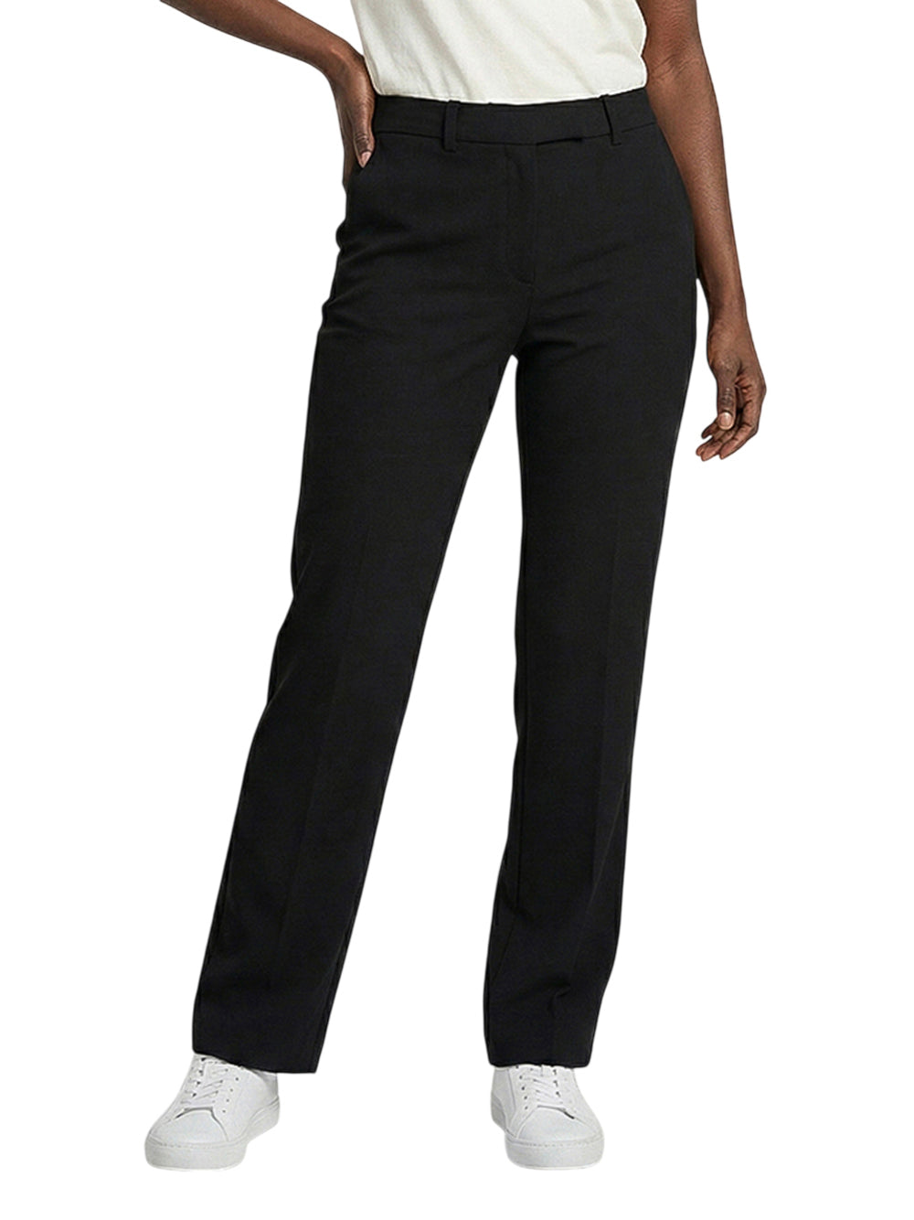 CALVIN 1LINEA 2USCITA Pantalone Calvin Klein A Gamba Dritta - Nero