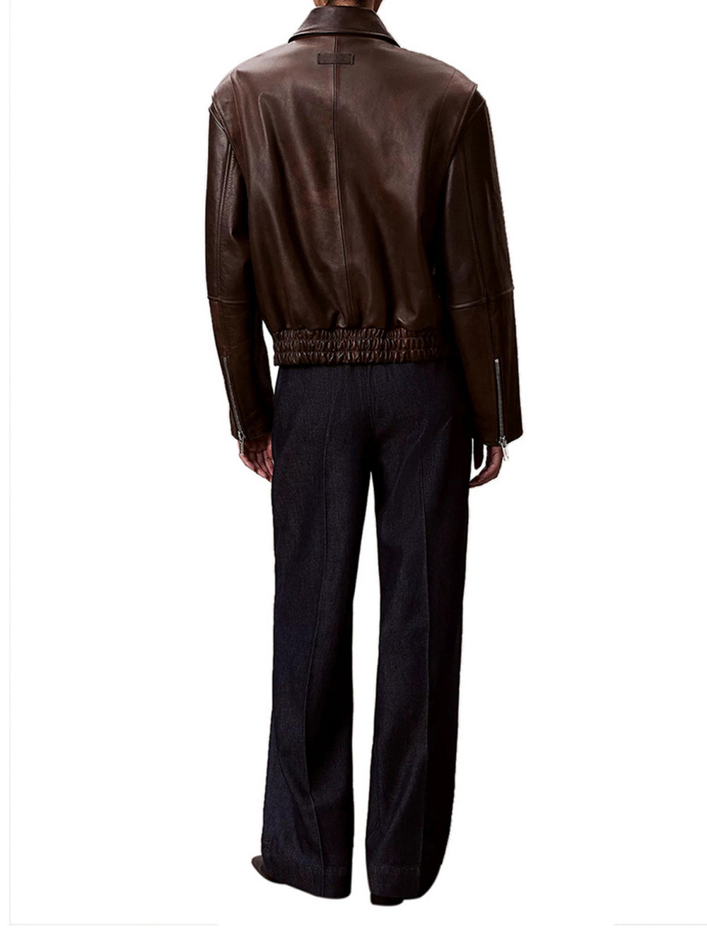 Calvin Klein Pantaloni Calvin Klein In Denim Ultra Alti - Dark Denim