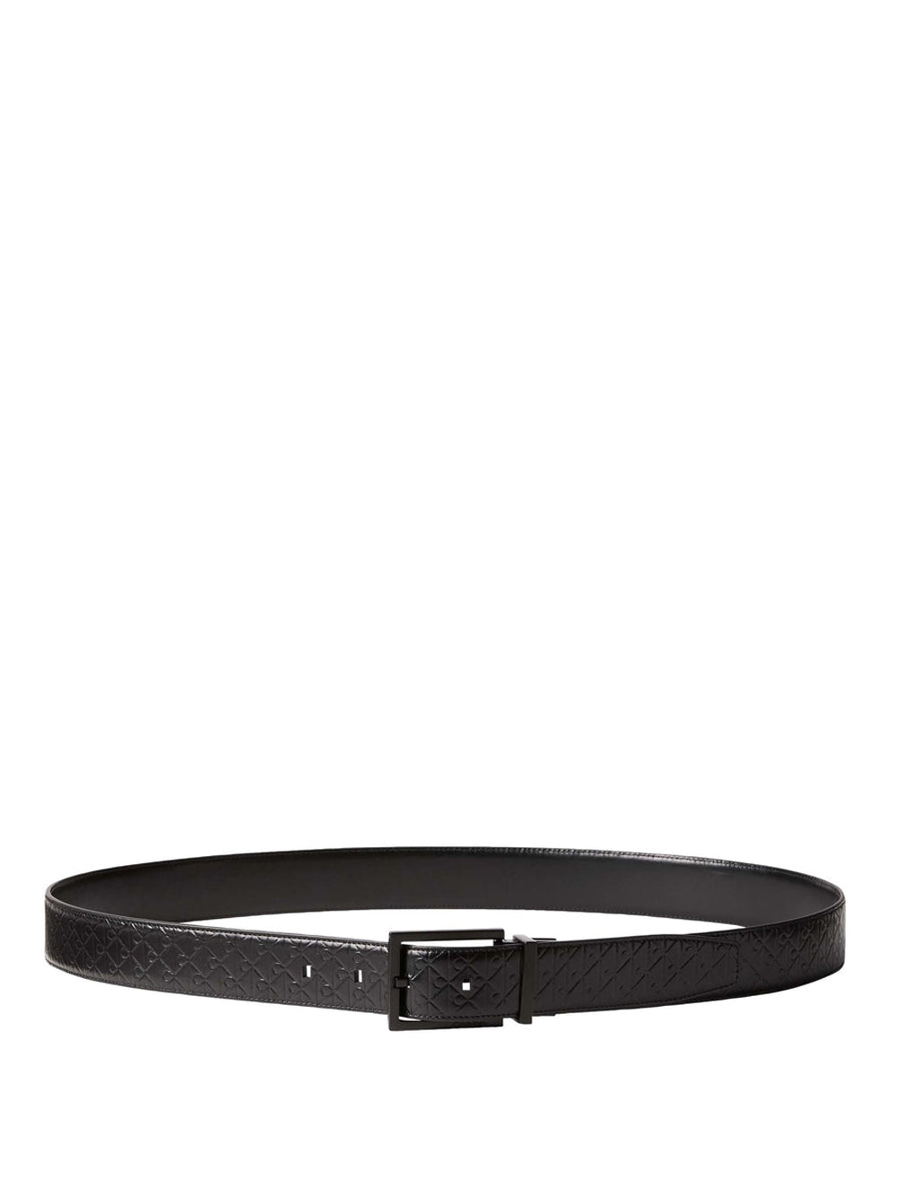 CALVIN ACC.1USCITA Cintura Calvin Klein Square Buckle Smooth - Nero