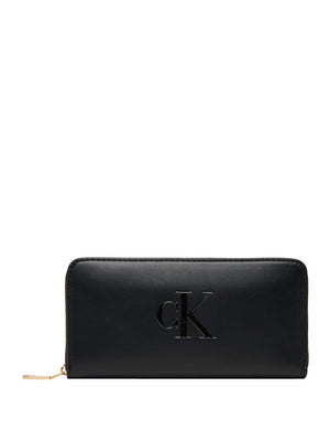 CALVIN ACC.1USCITA Portafogli Calvin Klein Bold Long Zip Around - Nero