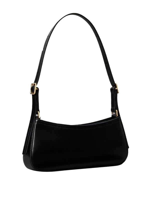 CALVIN ACC.1USCITA Borsa A Spalla Calvin Klein Logo Frontale - Nero