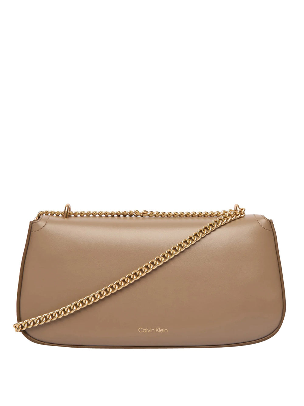 CALVIN ACC.1USCITA Borsa a Tracolla Calvin Klein Ck Convertible Chain Small - Beige