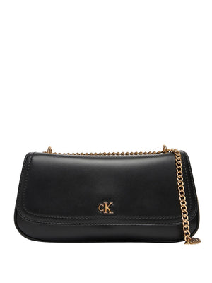 CALVIN ACC.1USCITA Borsa a Tracolla Calvin Klein Ck Convertible Chain Small - Nero