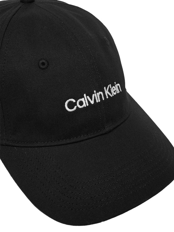CALVIN ACC.1USCITA Cappello Calvin Klein Logo Frontale - Nero