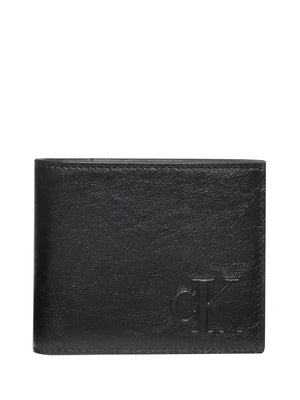 CALVIN ACC.1USCITA Portafoglio Sculpted Impression Billfold - Nero