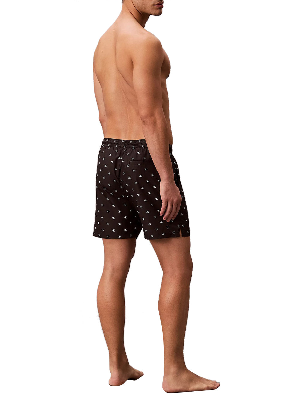 CALVIN BEACH Shorts Mare Calvin Beach All Over - Nero