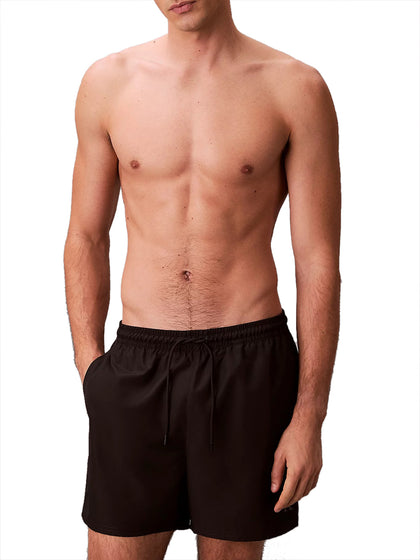 CALVIN BEACH Shorts Mare Calvin Beach Ck Monogram - Nero